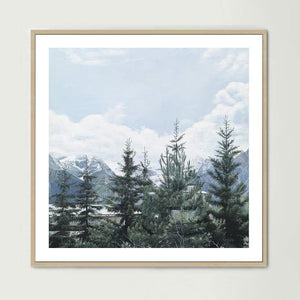 French Pines (Square) Art Print