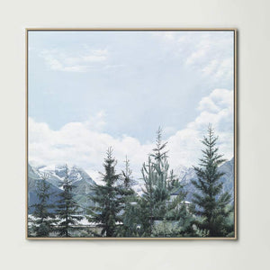 French Pines (Square) Canvas Print